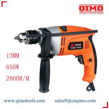 Broca de impacto resistente 13mm 650w 2800r / m yongkang qimo